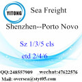 Shenzhen Port LCL Consolidação Para Porto Novo